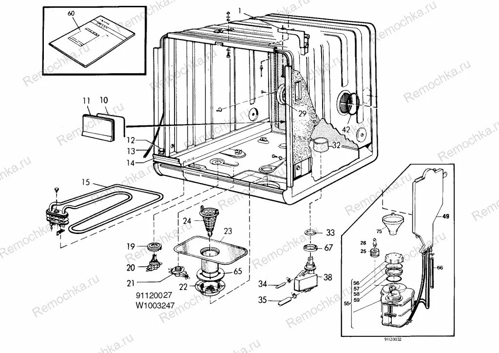 Подключение посудомоечных машин electrolux Посудомоечная машина Electrolux: ESF620. Схема, запчасти. Купить