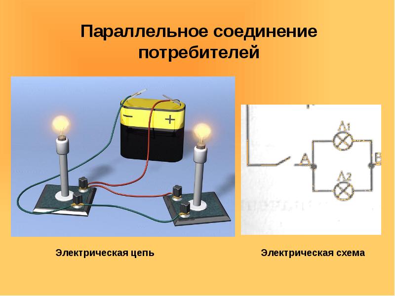 Подключение потребителей электрической энергии Бытовые электрические светильники, способы их соединения