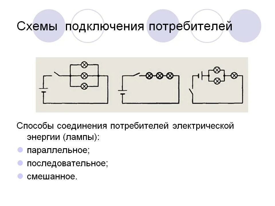 Подключение потребителей электрической энергии Способы соединения источников электрической энергии: найдено 87 изображений