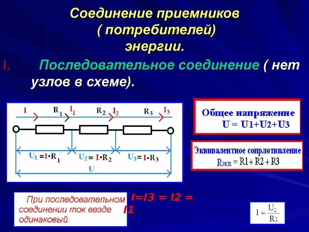 Подключение потребителей электрической энергии При сближении приемника