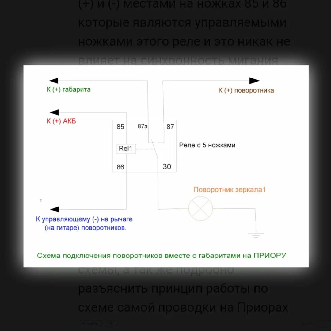 Подключение поворотников на зеркалах ваз Габариты + поворотники в зеркала - Lada Приора хэтчбек, 1,6 л, 2012 года аксессу