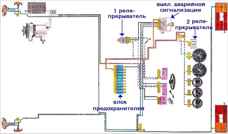 Подключение поворотников ваз 2106 ПроВОДКА - DRIVE2