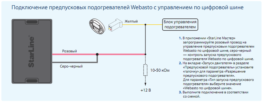 Подключение предпускового подогревателя к сигнализации Starline S96. Отключается Webasto не проработав установленное время. / Самостоят