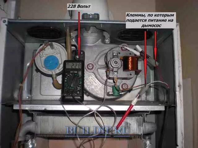 Подключение прессостата котла Диагностика и ремонт вентилятора газового котла