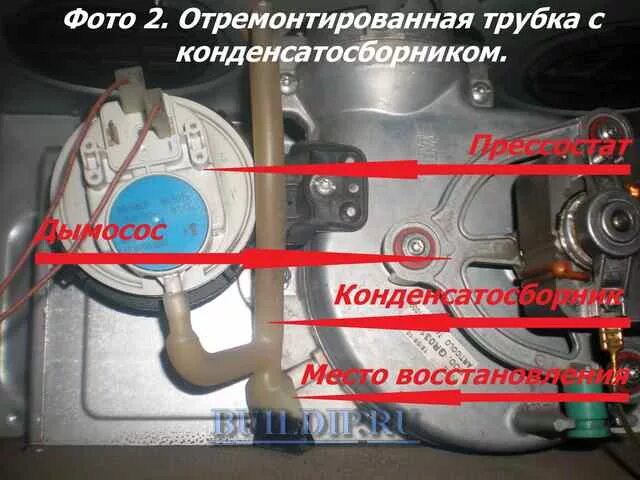 Подключение прессостата котла Ремонт конденсатосборника газового котла