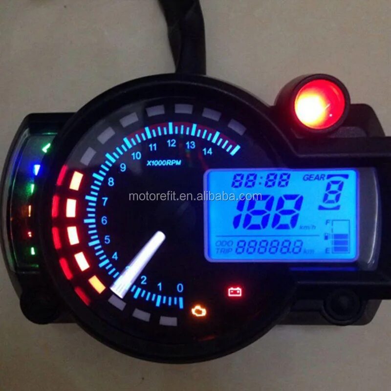 Подключение приборной панели moto instrumen Rts General Motorcycle Lcd Odometer Modification Tachometer Electronic Meter - B