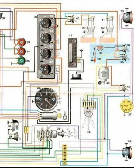 Подключение приборной панели уаз Схема панели приборов уаз - найдено 89 картинок
