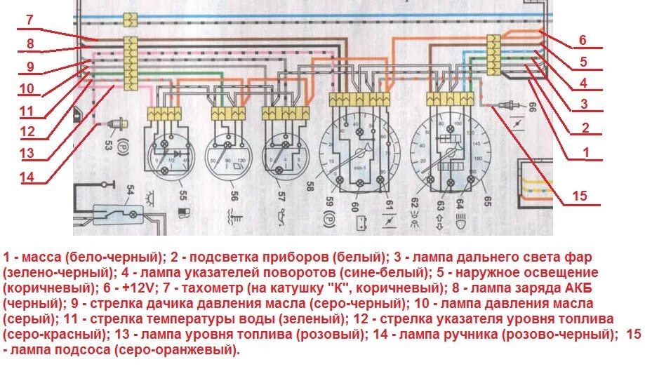 Подключение приборной панели ваз 21 0 5 Панель приборов ВАЗ 2106. Часть 2 - Lada 21013, 1,2 л, 1984 года тюнинг DRIVE2