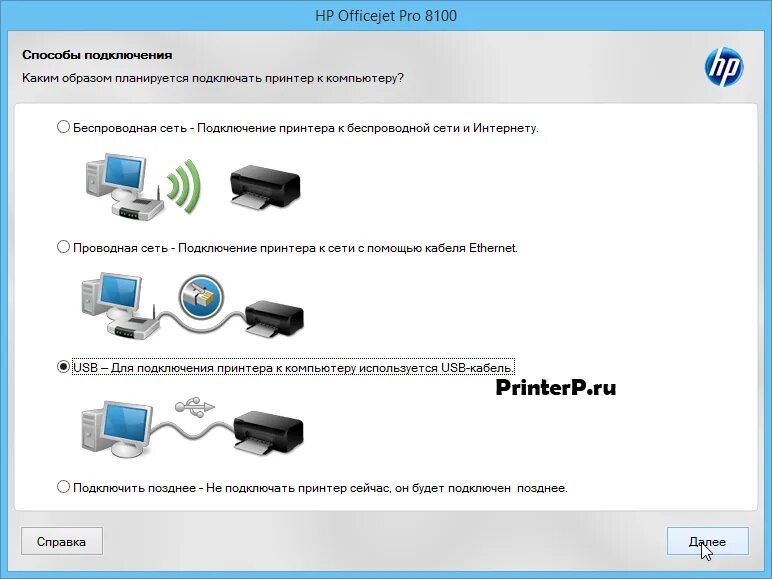 Подключение принтера через пк Драйвер для HP Officejet Pro 8100 + инструкция как установить на компьютер