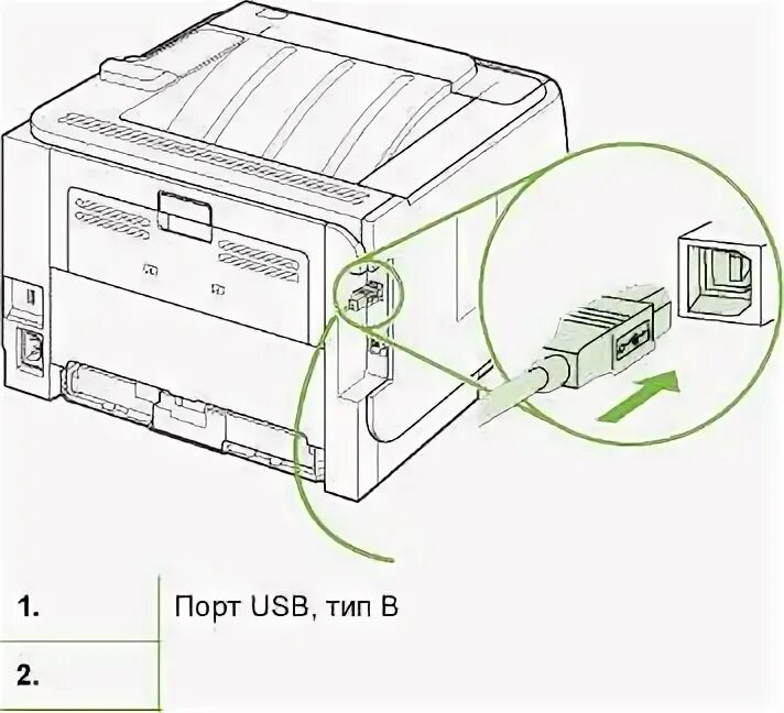 Подключение принтера hp laserjet p1102 к компьютеру Подключение HP LaserJet P2055