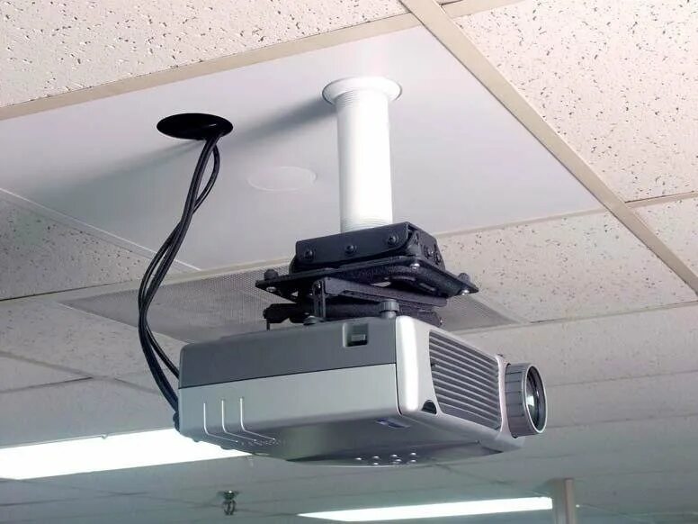 Подключение проектора на потолке какие розетки My ceiling mounted LCD projector. Download Scientific Diagram