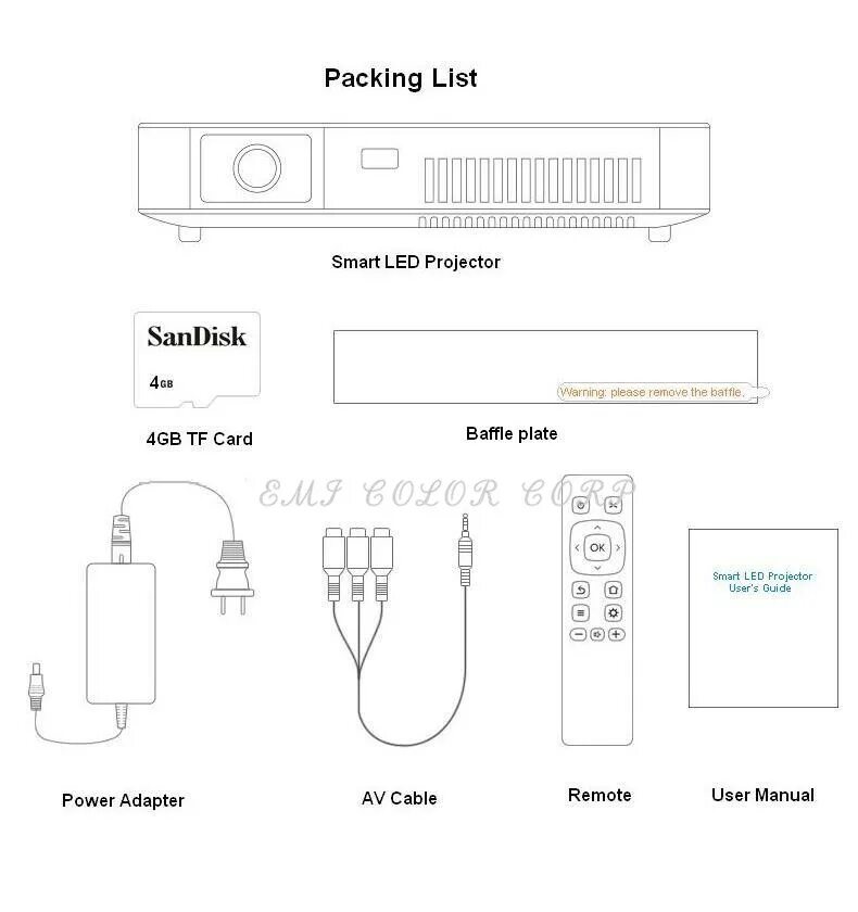 Подключение проектора umiio к телефону Dlp 3d Ready Led Mini Projector Connect Smartphone Or Iphone/pad Wireless - Buy 