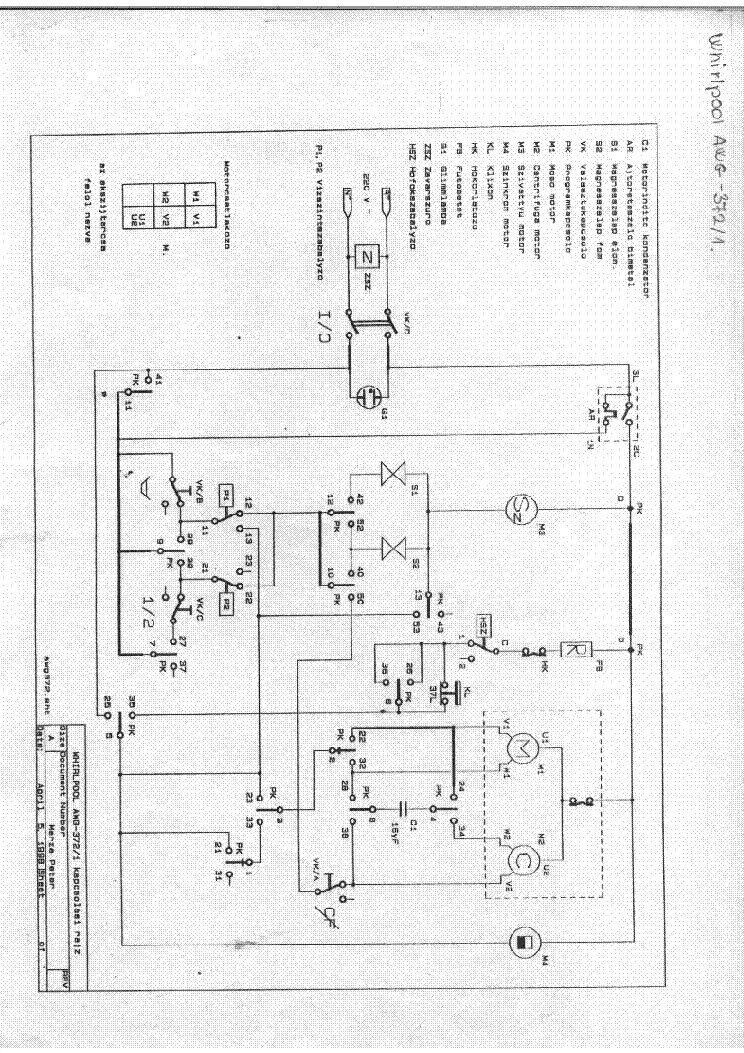 Подключение программатора стиральной машины вирпул WHIRLPOOL AWE 6516 859365129060 3 Service Manual download, schematics, eeprom, r