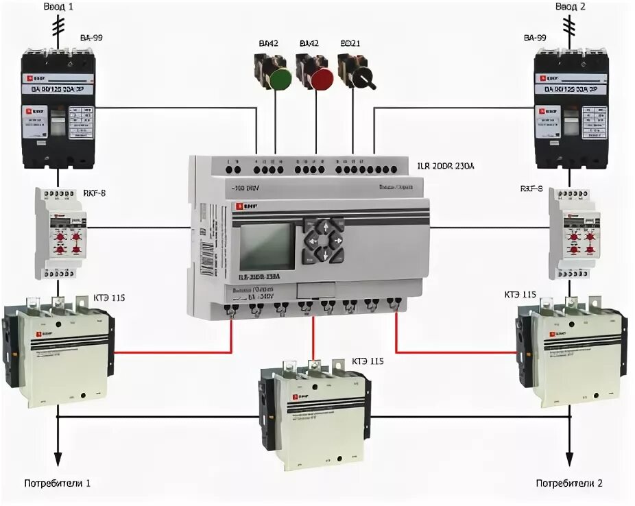 Подключение программируемого реле Программируемые интеллектуальные реле