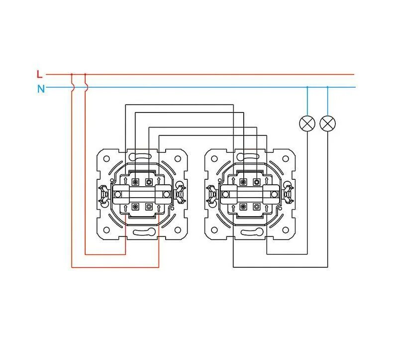 Подключение проходного переключателя schneider Проходной выключатель Legrand: одноклавишный, двухклавишный, схема подключения