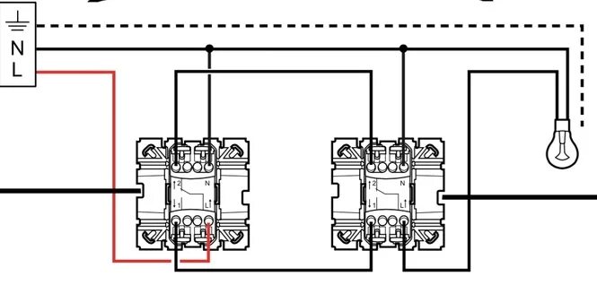 Подключение проходного выключателя двухклавишного легран схема Схемы переключателей legrand