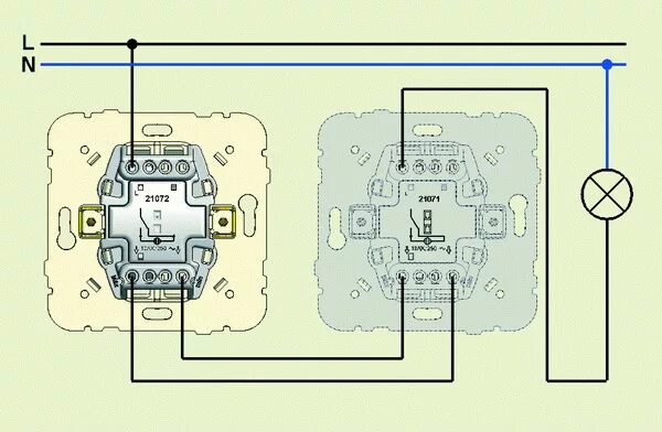Подключение проходного выключателя lezard одноклавишного Lexman victoria выключатель проходной как подключить