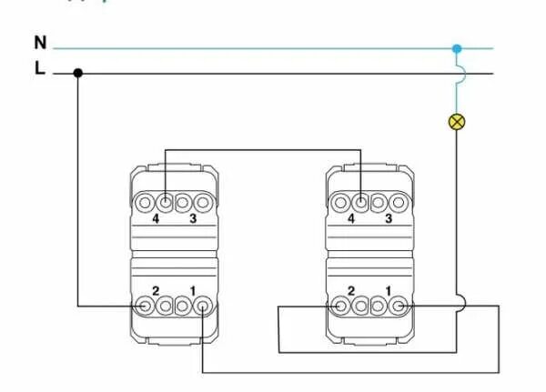 Подключение проходного выключателя schneider electric Схема и подключение перекрестного выключателя - hobbihouse.ru