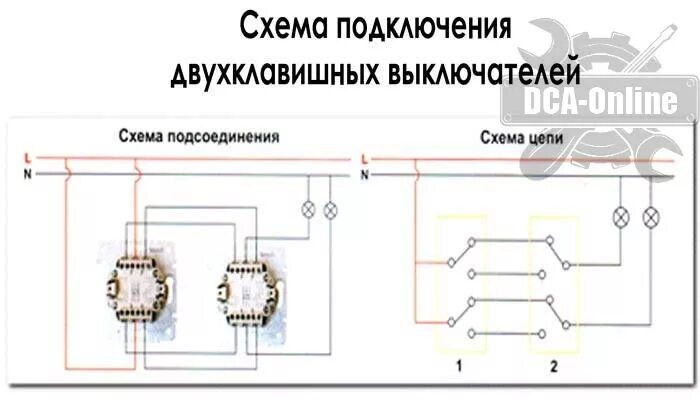 Подключение проходных двух двухклавишных выключателей шнайдер Проходной двухклавишный выключатель schneider Bel-Okna.ru