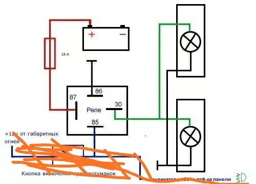 Подключение противотуманных фар киа рио Установка ПТФ + led drl на Kia Rio 3, часть 2 - KIA Rio (3G), 1,6 л, 2016 года т