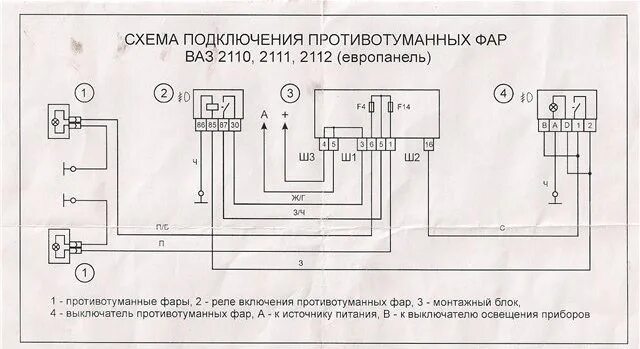 Подключение противотуманных фар лада 2111 Птф - Lada 112 Coupe, 1,6 л, 2009 года электроника DRIVE2