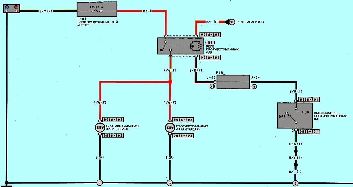 Подключение противотуманных фар мазда мпв Схема подключения дхо мазда сх5 LkbAuto.ru