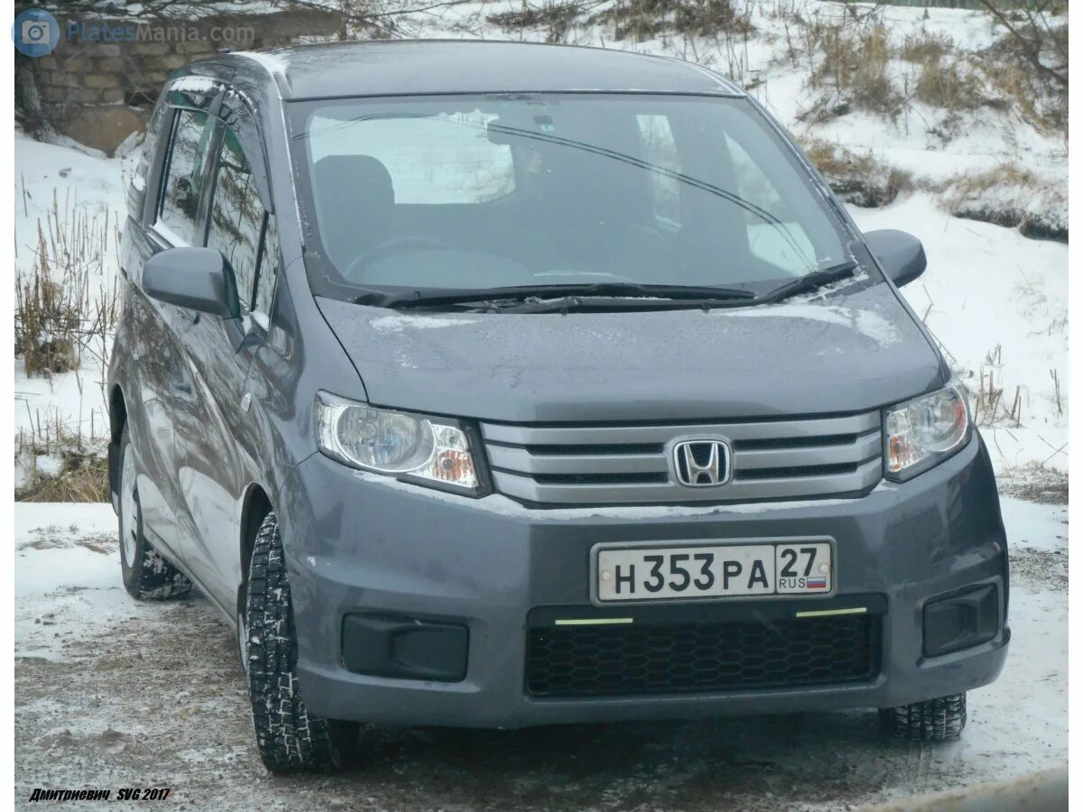 Подключение противотуманных фар на honda freed spike "н 353 ра 27" фото Honda Freed. Россия