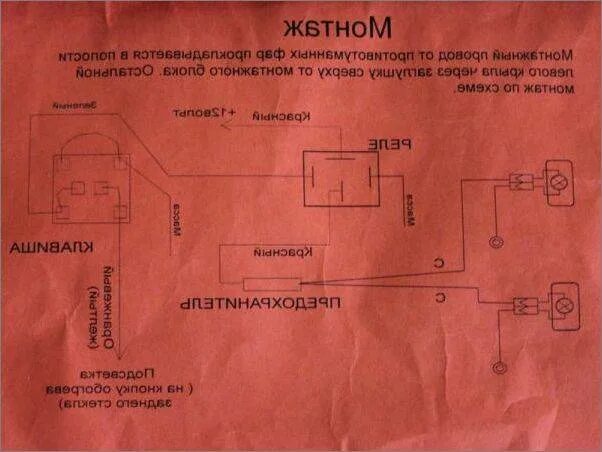 Подключение противотуманных фар нива 21214 Где находится реле противотуманных фар на Нива Шевроле: фото