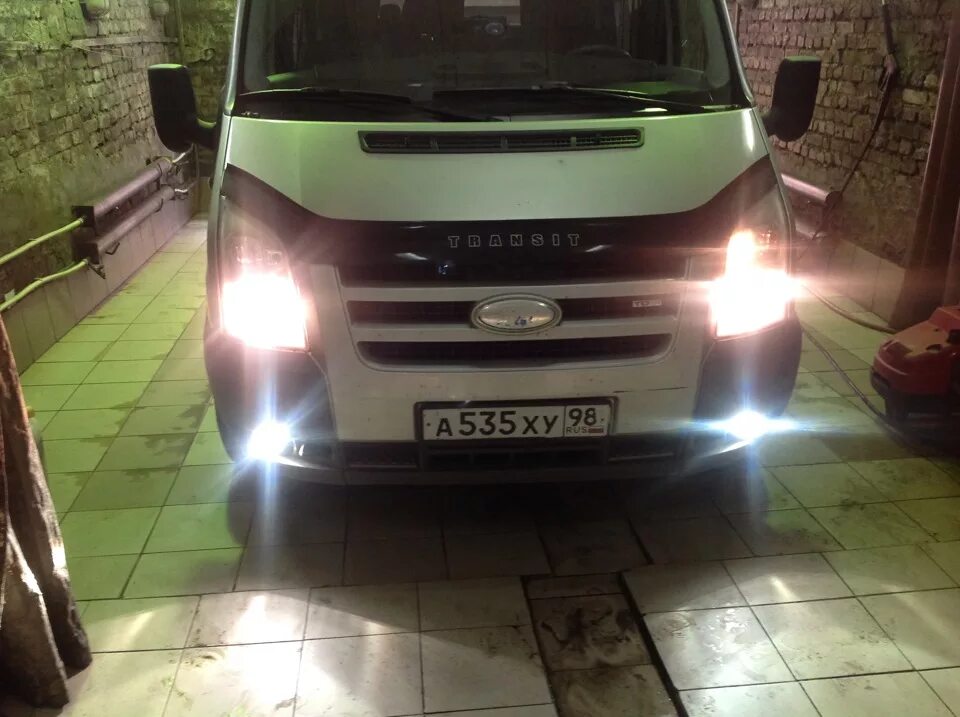 Подключение противотуманных передних фар форд транзит 2013 Противотуманки - Ford Transit (7G), 2 л, 2007 года аксессуары DRIVE2