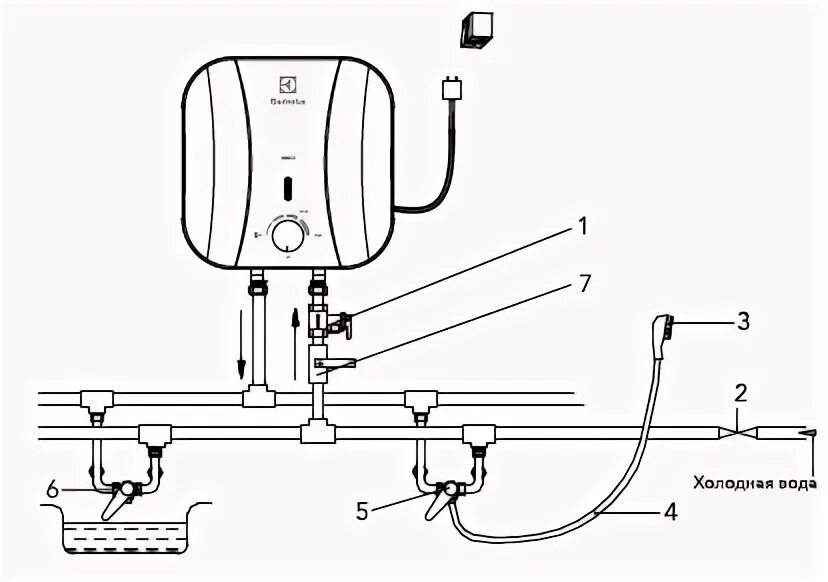Подключение проточного насоса Установка и подключение проточного водонагревателя. Схема и видео