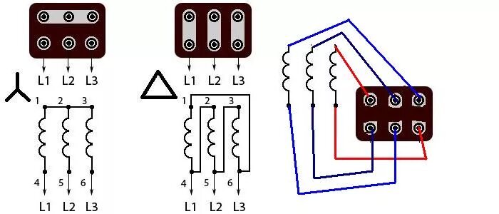 Подключение провода треугольником Ответы Mail.ru: Асинхронный двигатель гудит, но не крутит