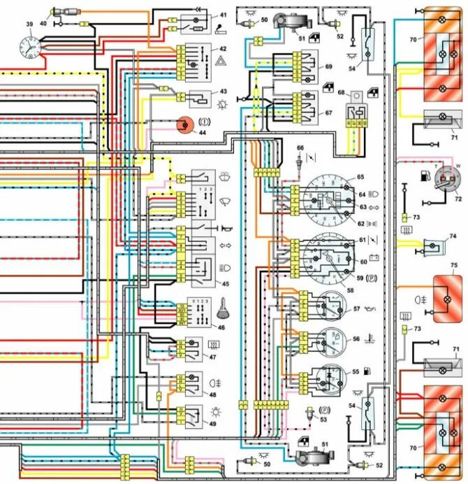 Подключение проводки ваз Схемы проводки ВАЗ 2106: описание цветных электросхем подключения электропроводк