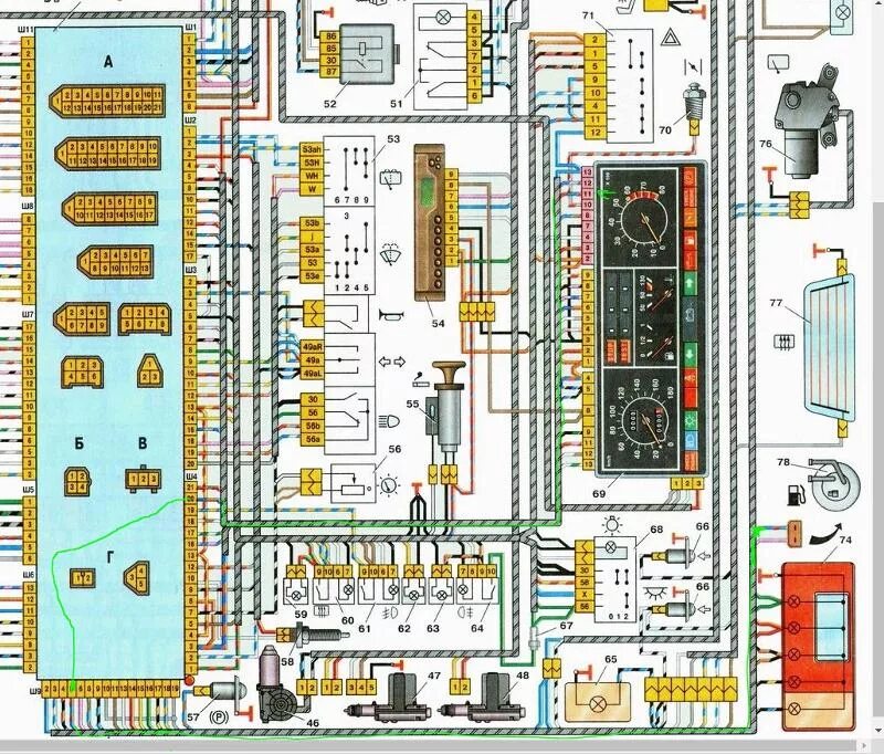Подключение проводки ваз 2109 Ответы Mail.ru: Ваз 21099 Не работает указатель уровня топлива. Лампочка индикац