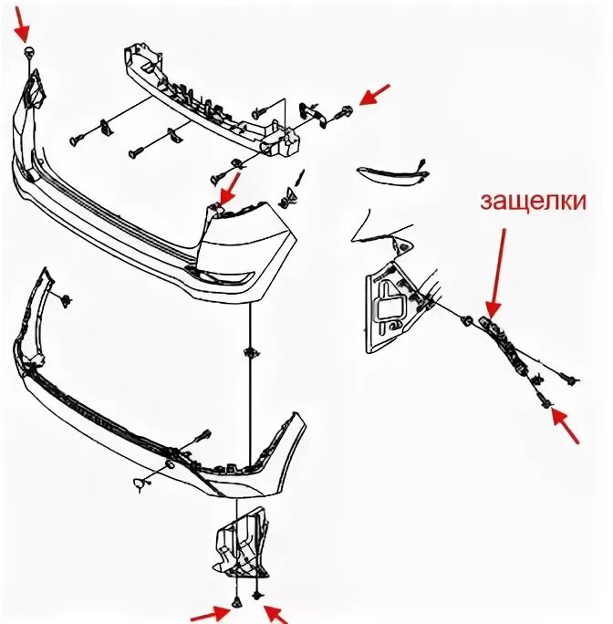 Подключение проводки заднего бампера на hyundai palisade Бампер задний хендай туксон 2008 LkbAuto.ru