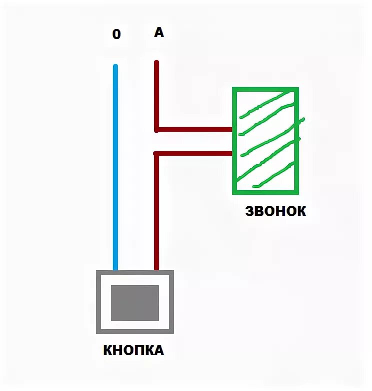 Подключение проводного звонка с кнопкой схема Ответы Mail.ru: Правильно подключен дверной звонок?