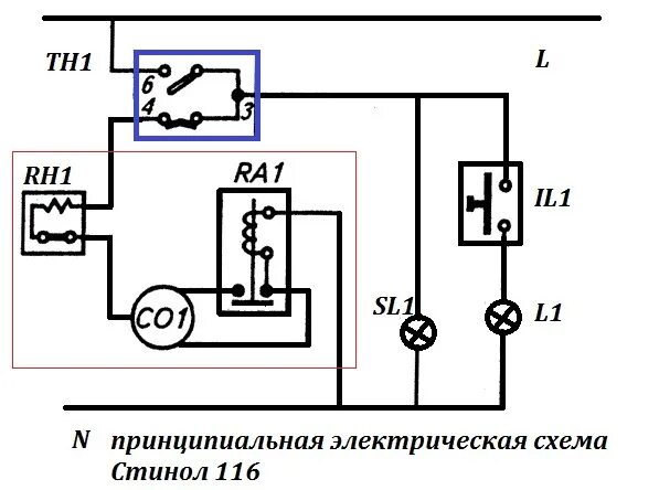 Подключение проводов холодильник стинол электрическая схема стинол 116