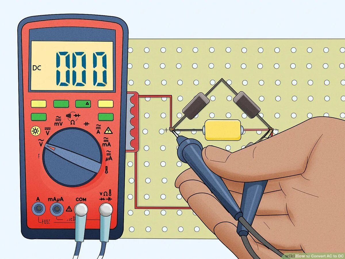 Подключение проводов к мультиметру невропатия постоянен крайна точка 10 amp ac to dc converter 220v заболеваемост ф