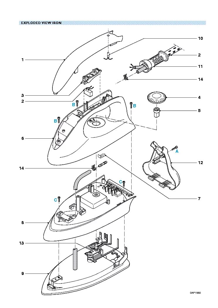 Подключение проводов к утюгу парогенератора филипс PHILIPS GC6002 SM Service Manual download, schematics, eeprom, repair info for e