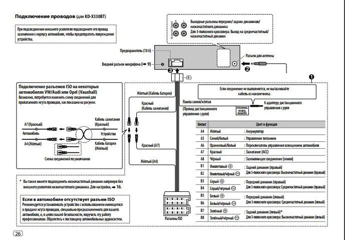 Инструкция по эксплуатации Kenwood KMM-BT34 Страница 17 / 19 Также для: KMM-302B