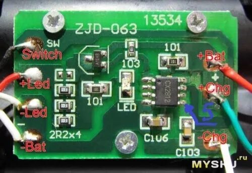 Подключение проводов налобного фонарика Налобный фонарь на 2х18650 CREE XM-L T6 K11