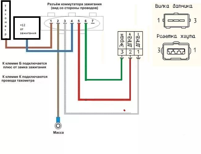 Подключение проводов схема 406 газель Тахометр ЗМЗ 514 - УАЗ 3162, 2,2 л, 2004 года своими руками DRIVE2