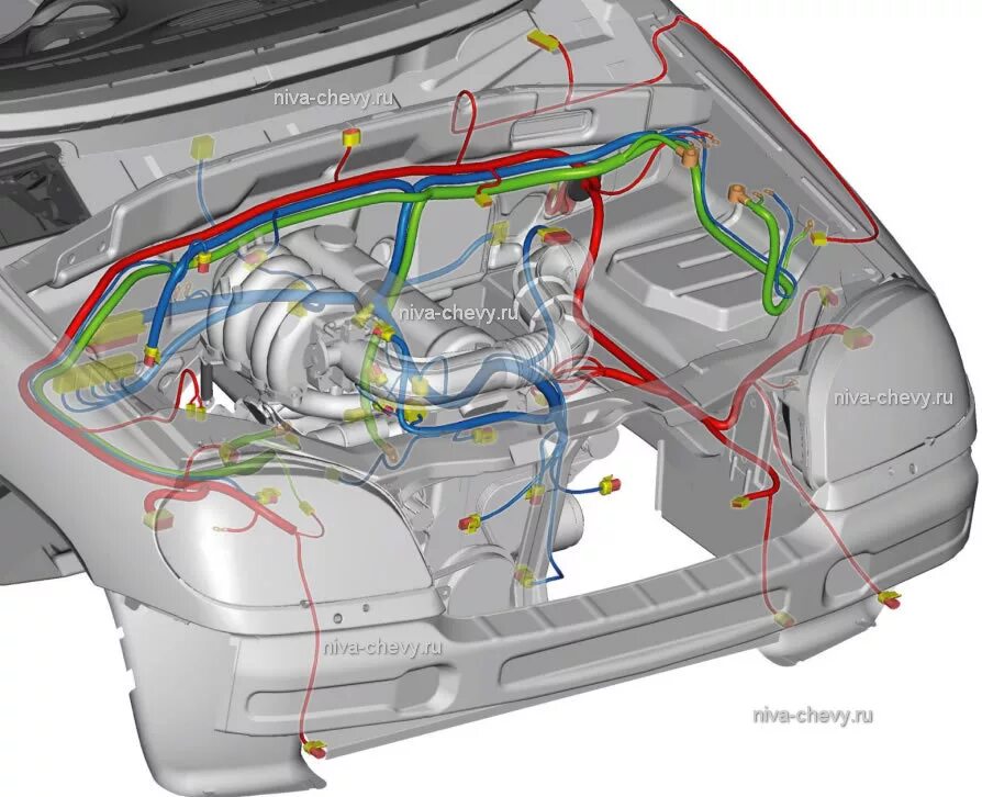 Подключение проводов шевроле нива Замена жгута проводов - Chevrolet Niva GLX, 1,7 л, 2010 года своими руками DRIVE