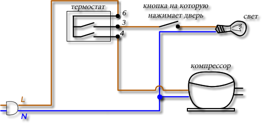 Подключение проводов терморегулятора холодильника индезит Ответы Mail.ru: Холодильник как морозилка. Не отключается.