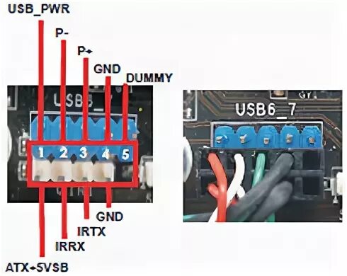 Ответы Mail.ru: куда подключать дополнительные usb порты? (материнка biostar g31