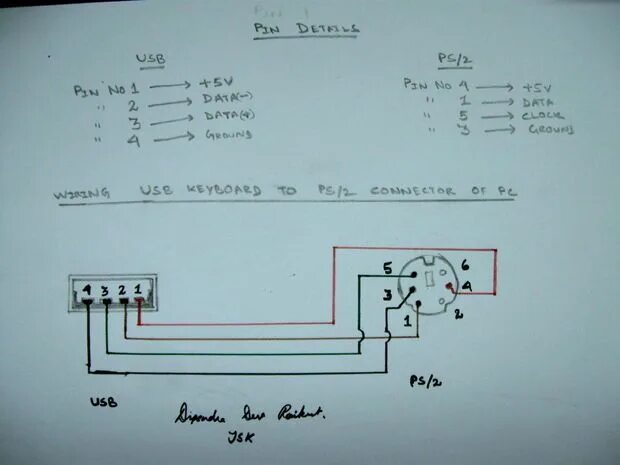 Подключение ps 2 USB to PS/2 Convertor Usb, Computer basics, Keyboard