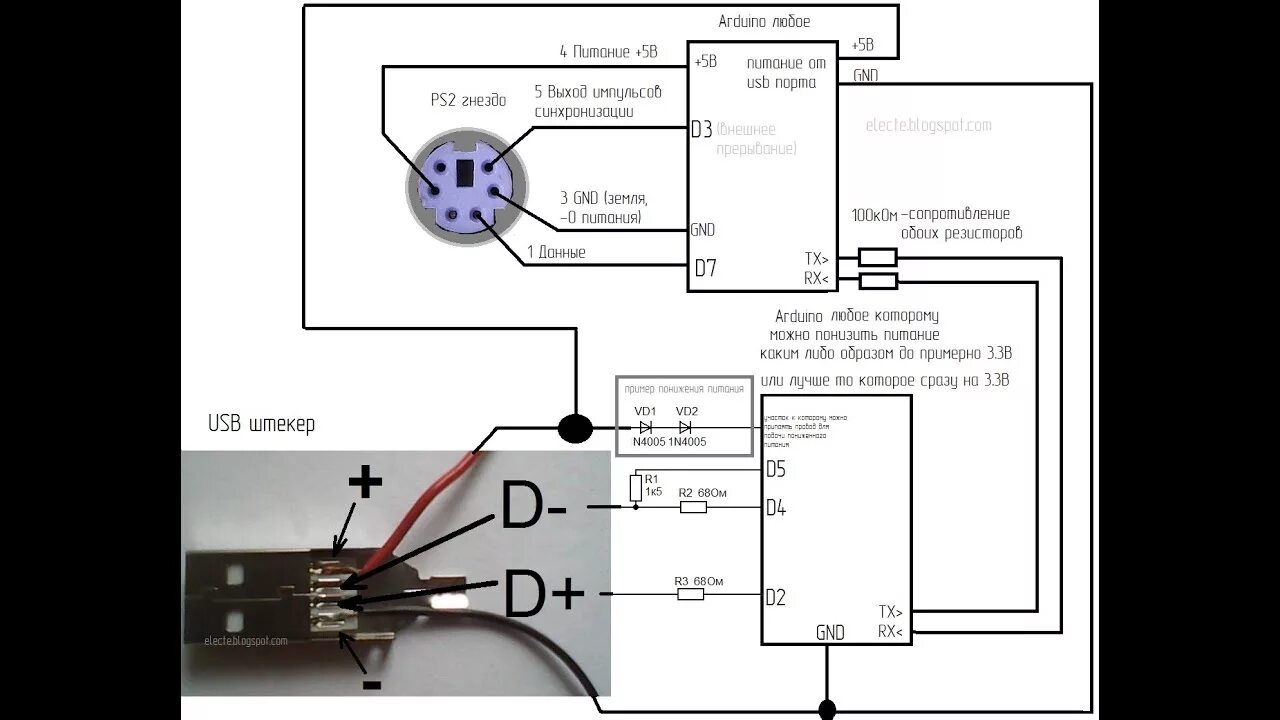 Подключение ps 2 Intermediate Ovenstående hensigt переходник ps 2 usb своими руками Alle sammen P