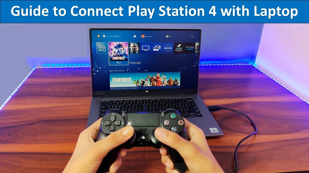 Подключение пс 4 к ноутбуку How to connect PS4 with Laptop screen PlayStation 4 Remote play Guide for Laptop