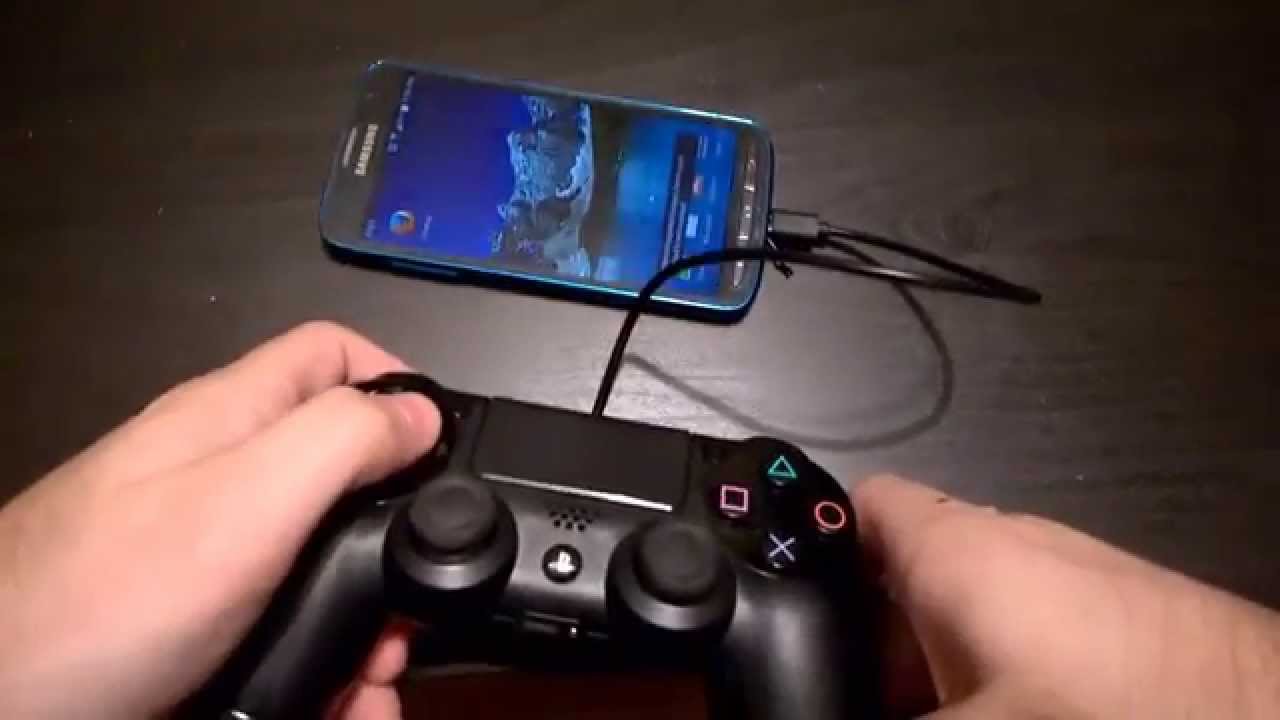 Подключение пс к телефону Use PS4 controller on Android without rooting. Micro USB to Micro USB OTG wire. 