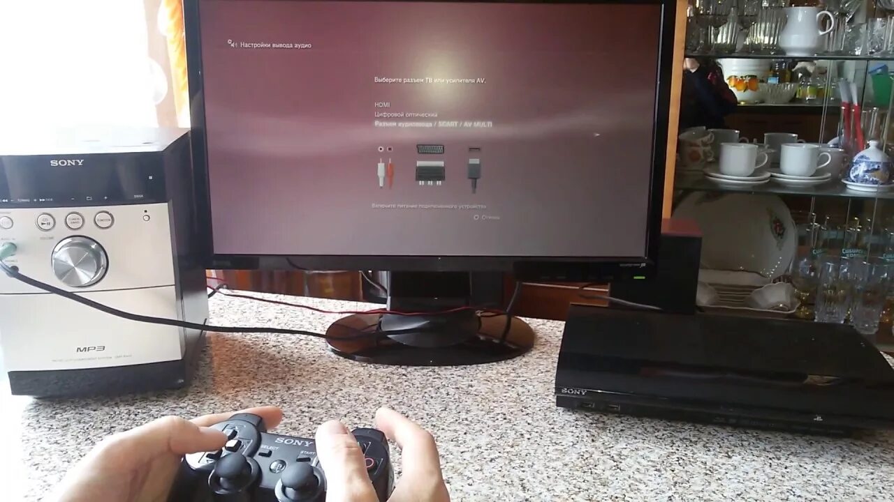 Подключение ps3 к компьютеру Как играть на мониторе на Sony PS3 со звуком - YouTube