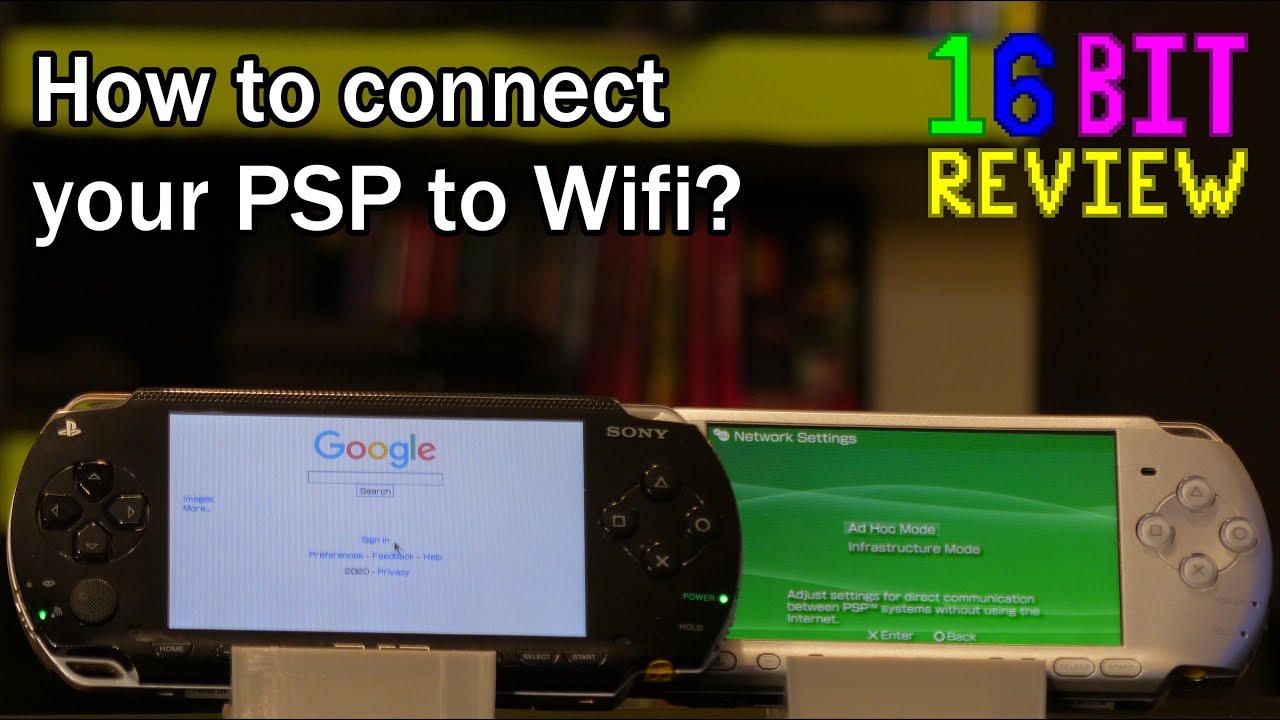 Подключение psp к компьютеру How to connect your PSP to WiFi - 16 Bit Guides - YouTube